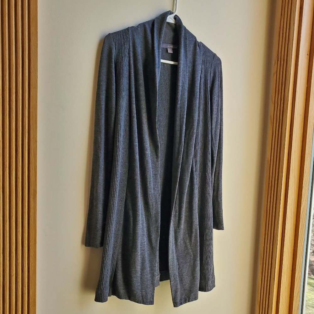 Forever 21 Gray Open Cardigan Size Small